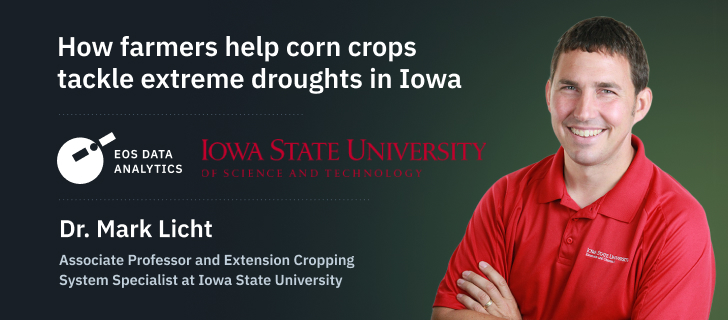 Dr. Mark Licht, Associate Professor and Extension Cropping System Specialist at Iowa State University