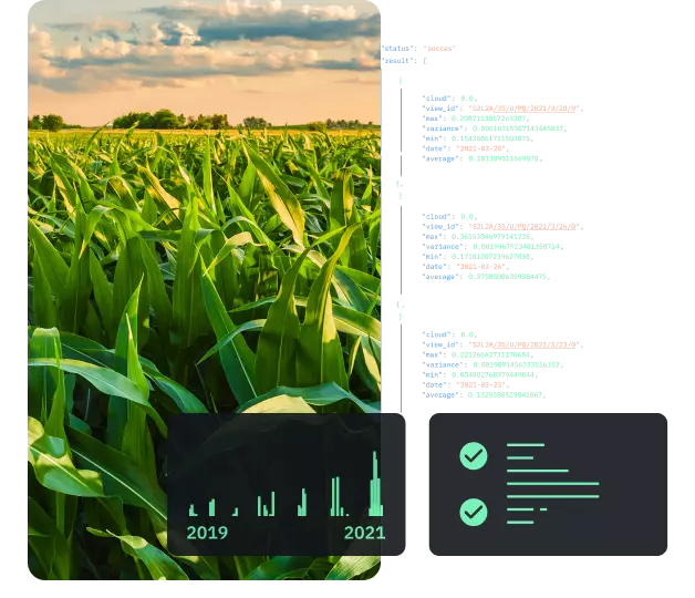 agriculture data provided by API