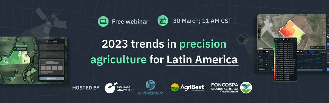 EOSDA webinar on trends in precision agriculture for Latin America