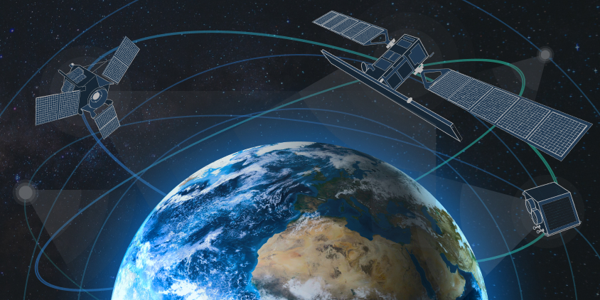 satellite orbits around earth