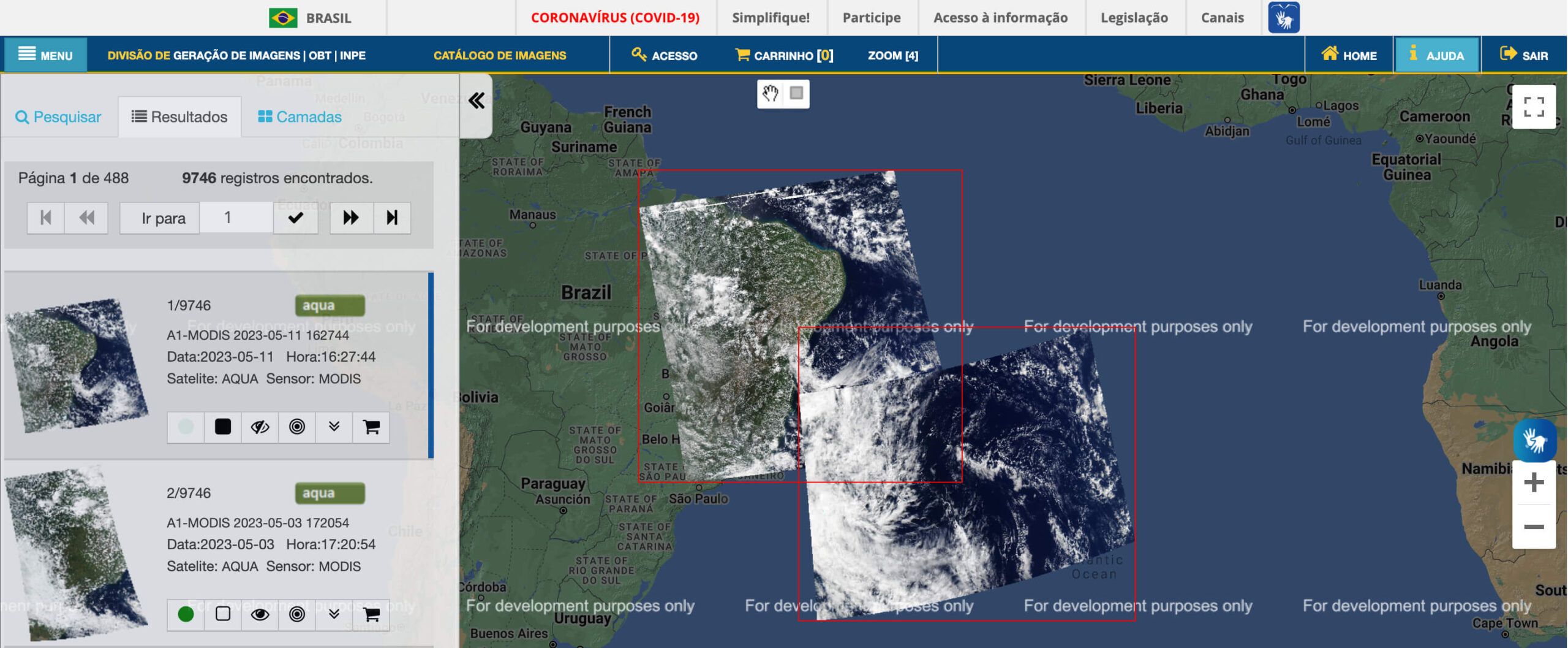 medium and hi resolution satellite imagery free