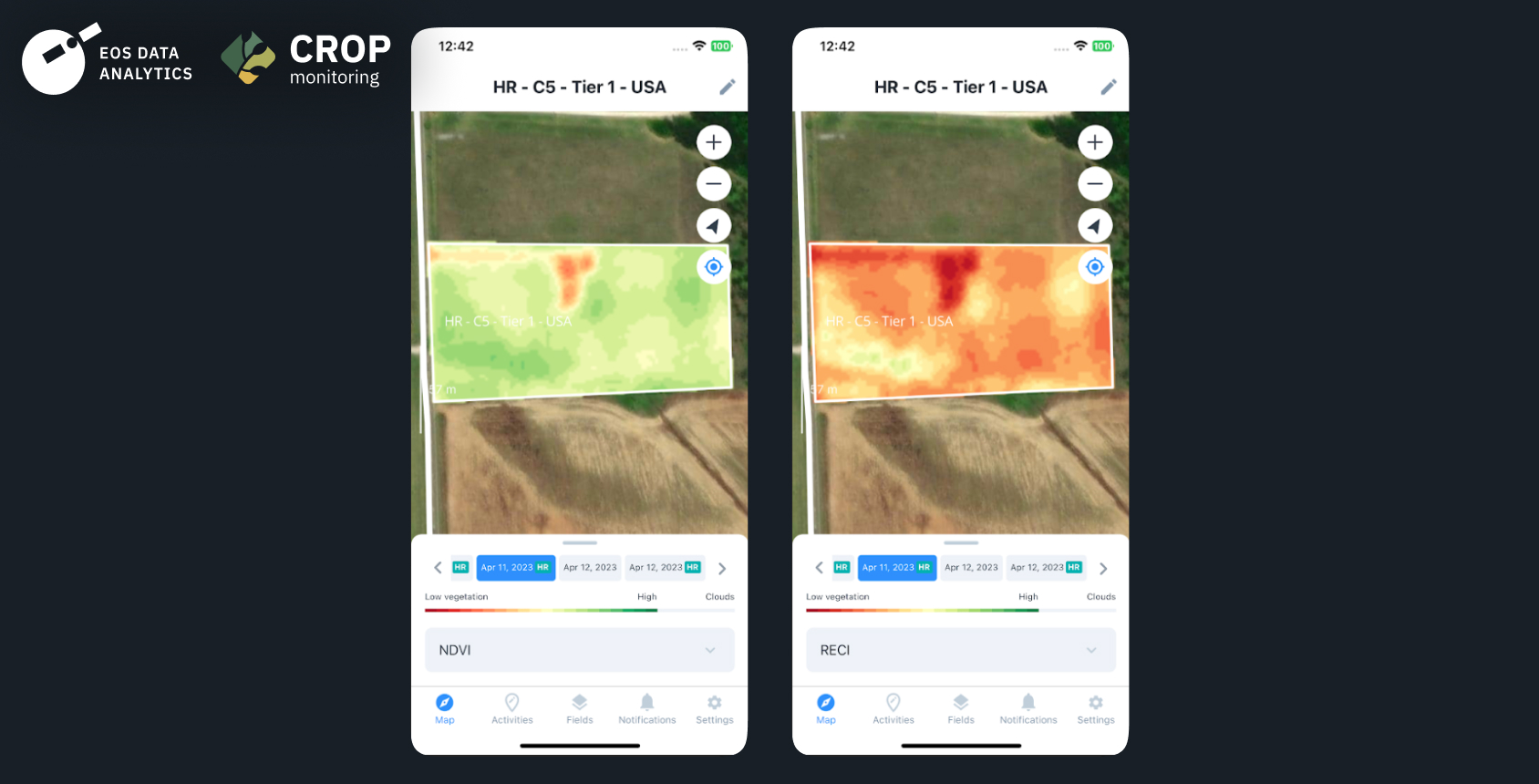 high-resolution multispectral field mask