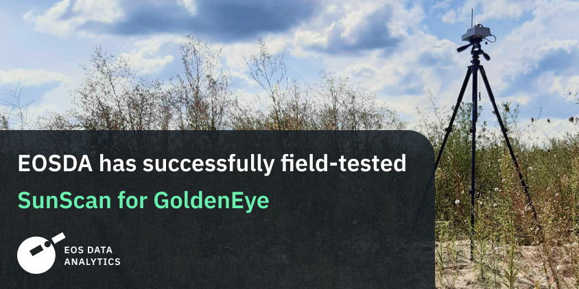 EOSDA scientists field-tested the Sunscan device within the GoldenEye project