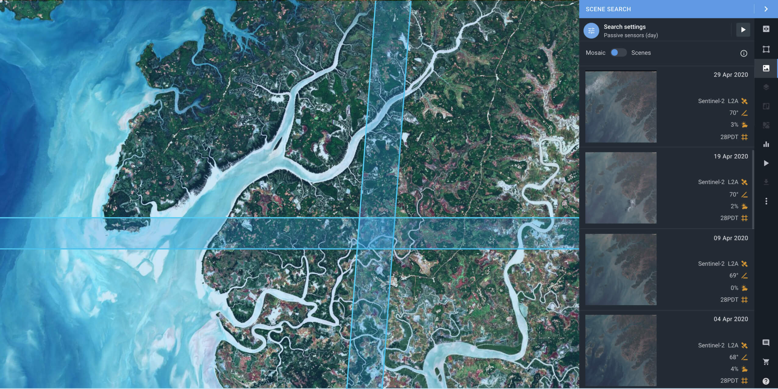 Timeviews – Plugin para acessar imagens históricas de satélite com