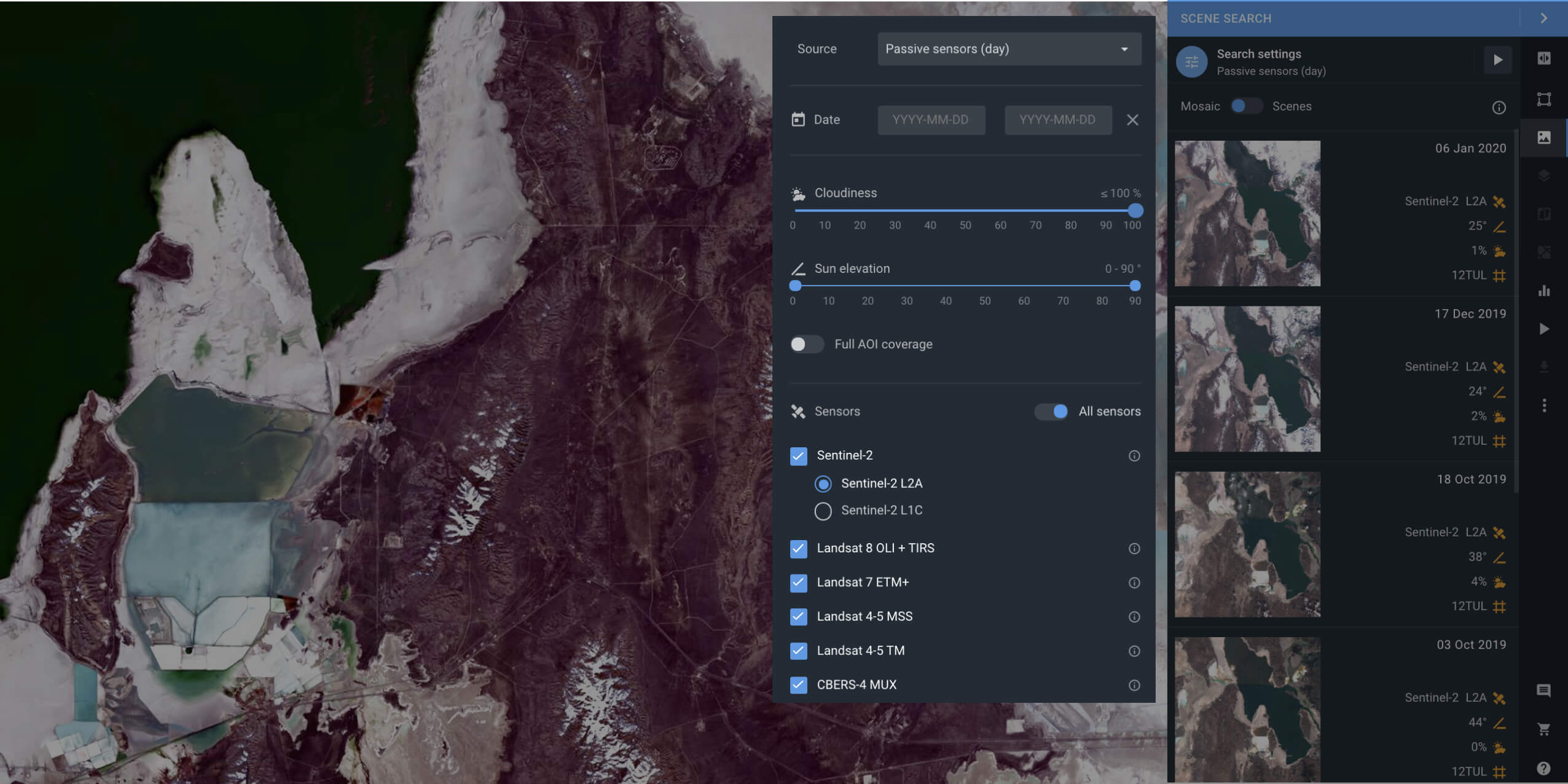 Timeviews – Plugin para acessar imagens históricas de satélite com