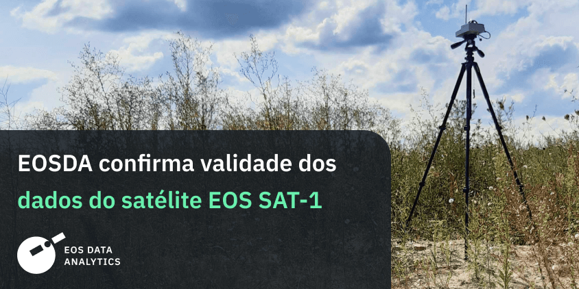 Os cientistas da EOSDA testaram em campo o dispositivo Sunscan dentro do projeto GoldenEye