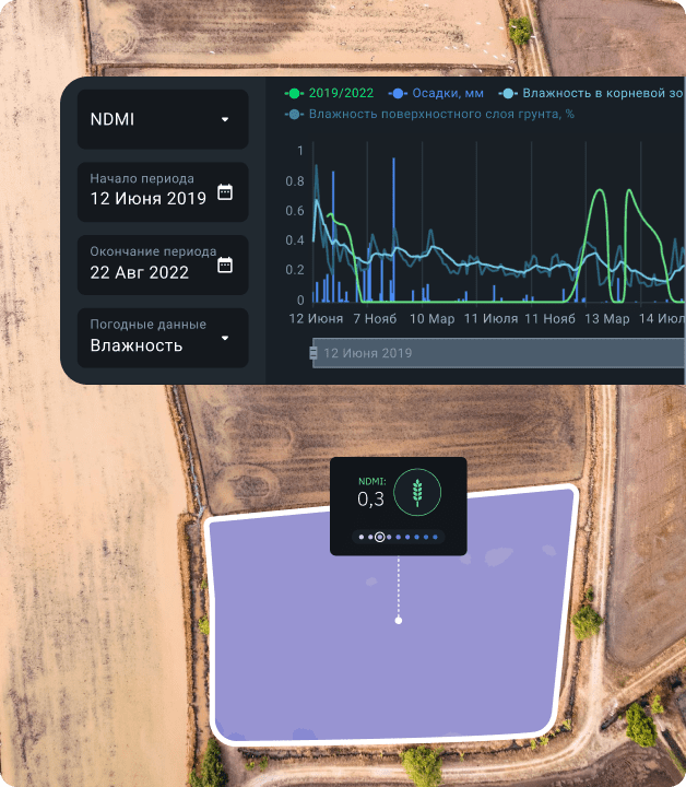 мониторинг обезлесения в EOSDA Forest Monitoring
