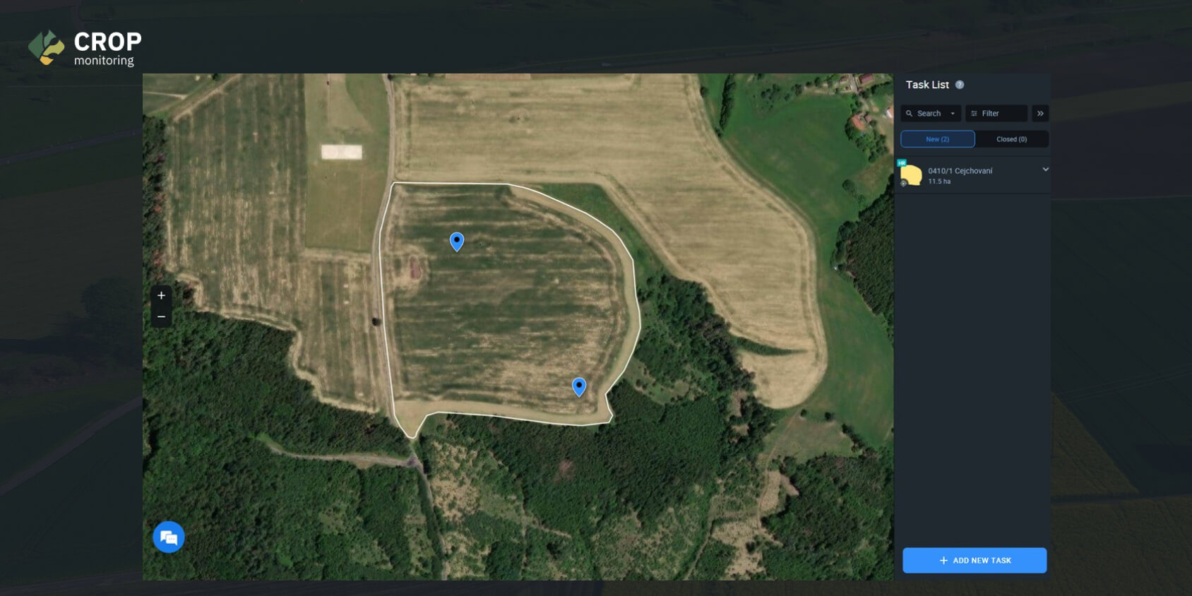 задача скаута в EOSDA Crop Monitoring