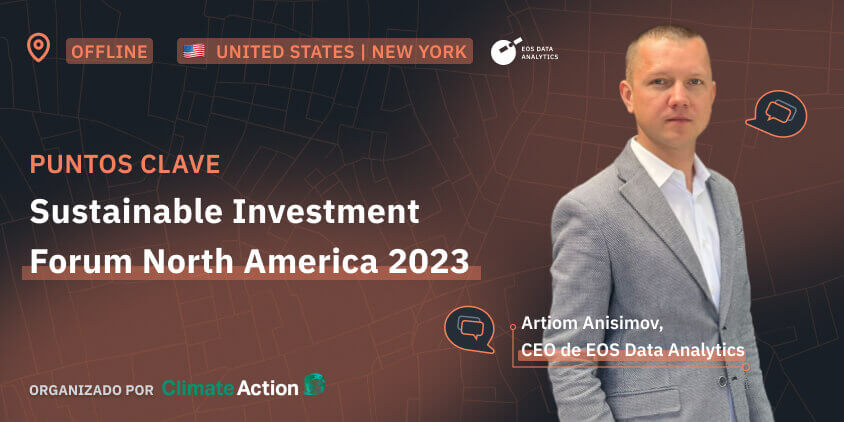 Artiom Anisimov Fue A Un The Sustainable Investment Forum North America 2023
