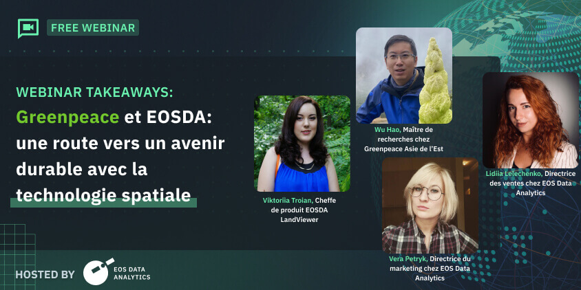 un webinaire sur la réponse aux risques environnementaux grâce à la technologie spatiale