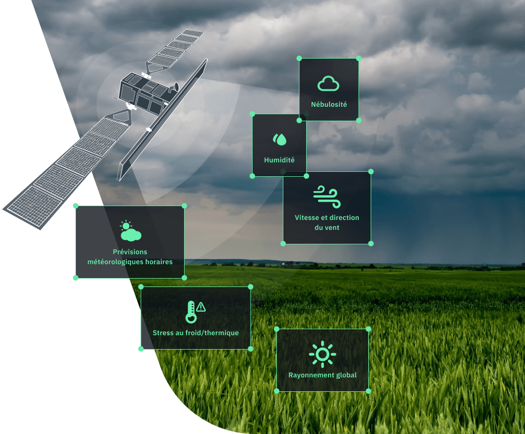 Données météorologiques pour l’agriculture sur EOSDA Crop Monitoring