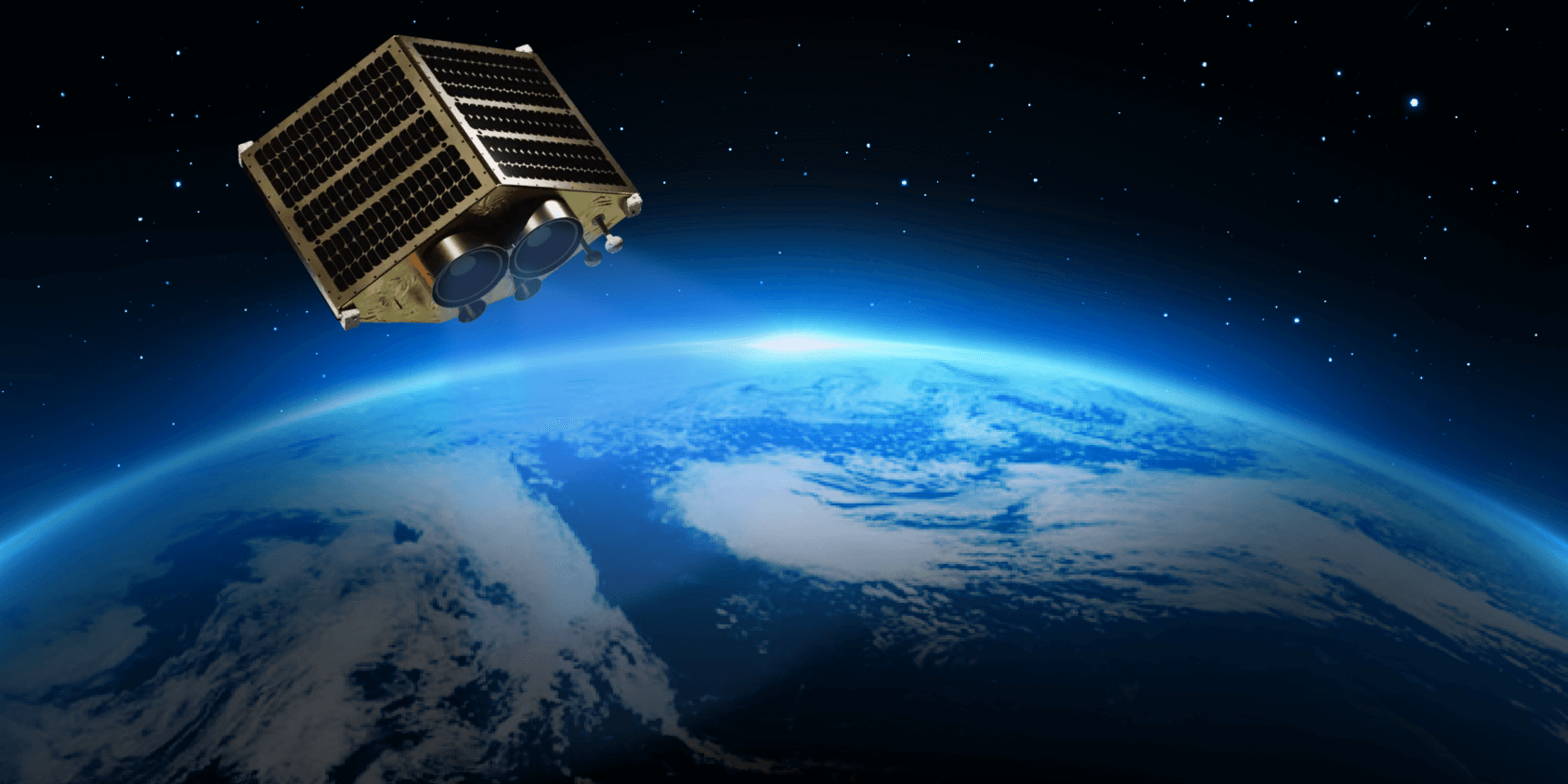 el pequeño satélite óptico EOS SAT-1