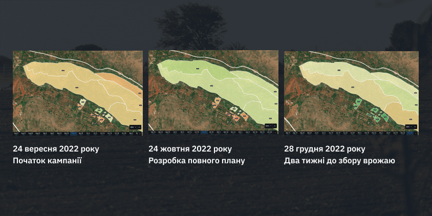 таймлапс знімків NDVI болота Мусаса