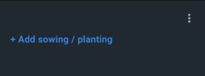 how to add a sowing to a field