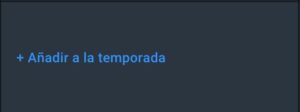 cómo añadir un campo a una temporada