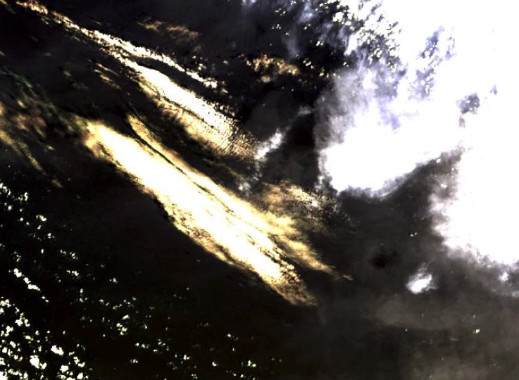 спутниковый снимок урагана Катрина