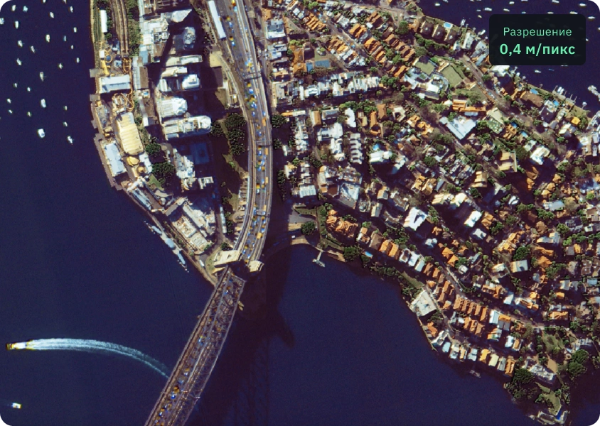 Изображения с большой четкостью KOMPSAT-3A кварталов в Барселоне