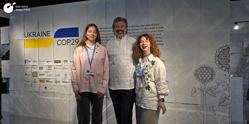 Regina and Lidiia with Matthew Warnken, Founder and Managing Director of AgriProve