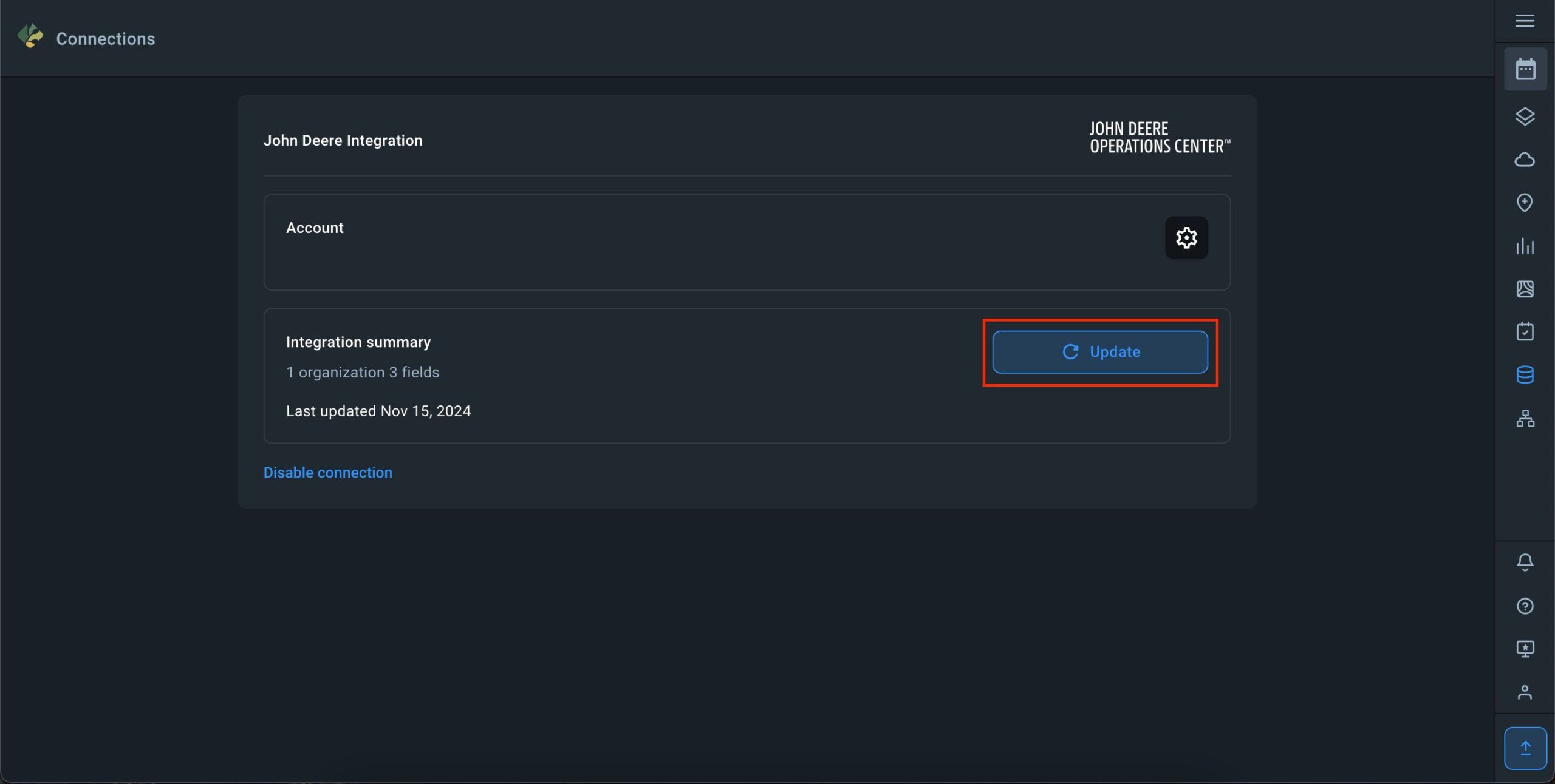 how to start data update