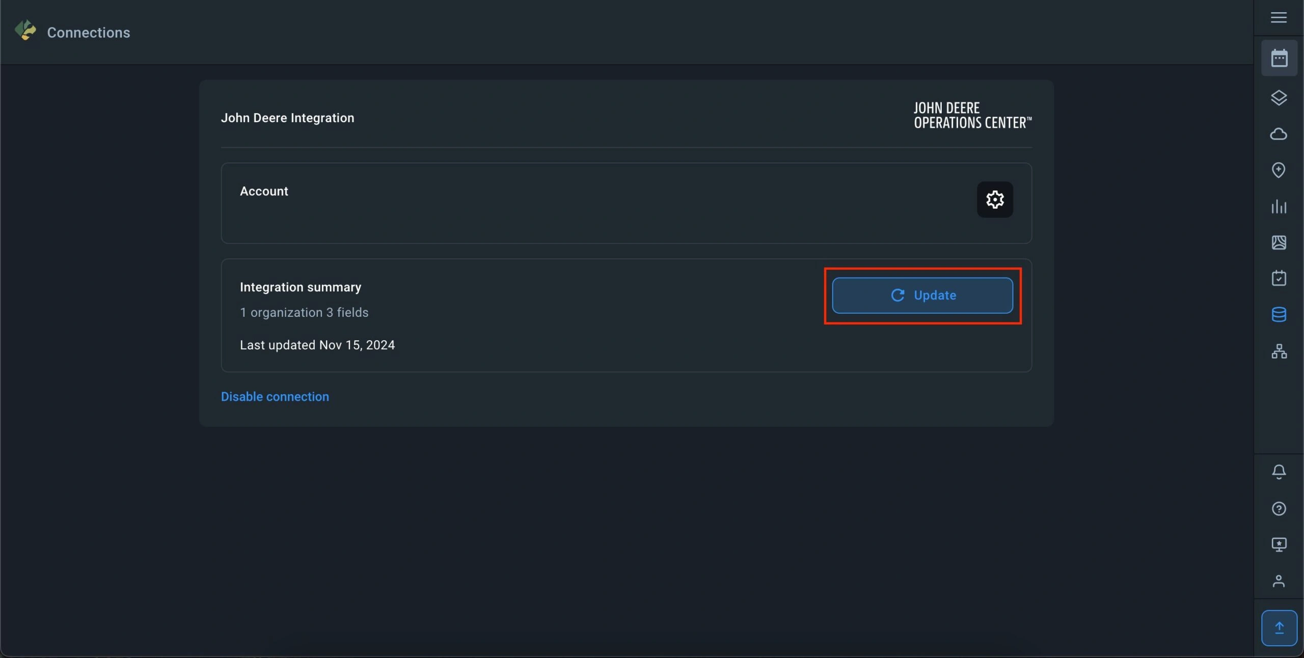 how to start data update