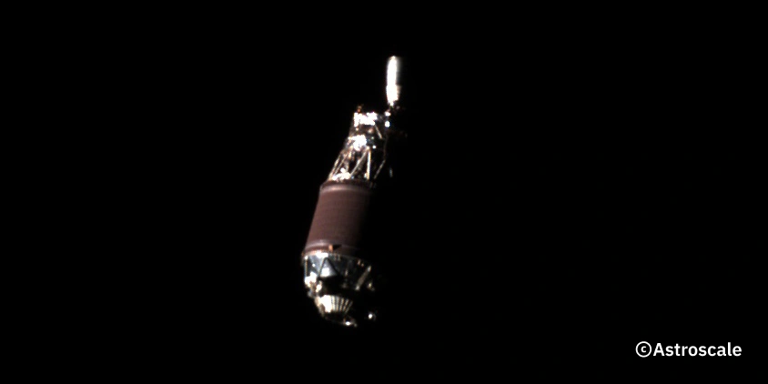 space debris captured by the Astroscale