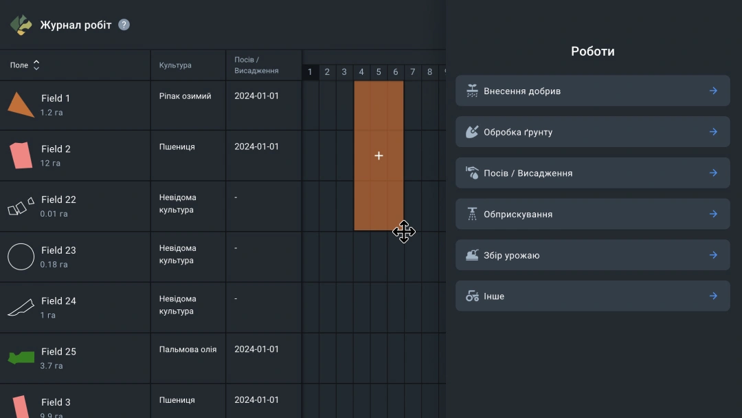 Нові інструменти для додавання активностей