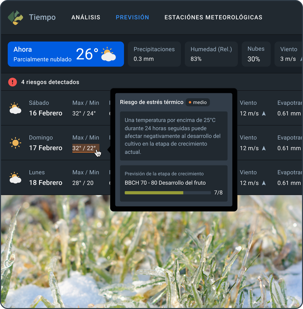 previsión meteorológica y análisis de datos históricos