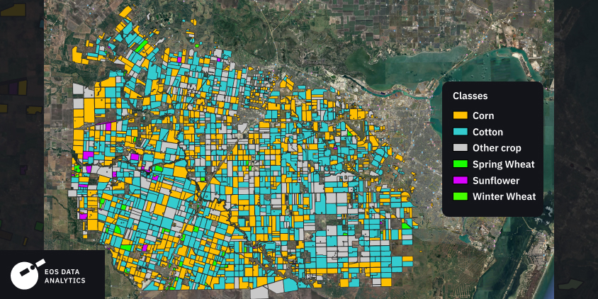 classification visualization for Nueces County