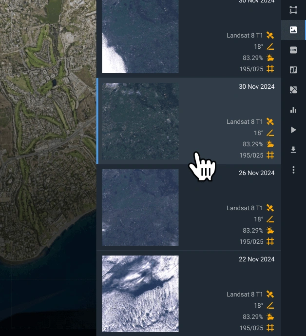 escolhendo as imagens mais relevantes
