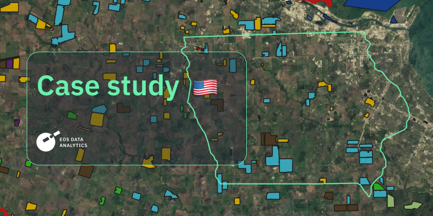 field boundary detection and crop classification in Iowa