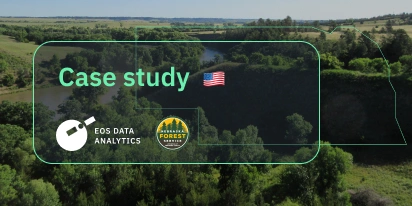 EOSDA Дает Доступ К Данным Для Nebraska Forest Service