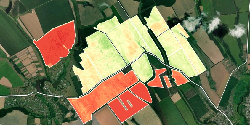 ndvi index determine greenness of land cover