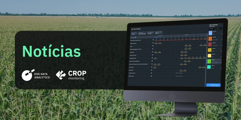 EOSDA atualiza sua plataforma de Crop Monitoring