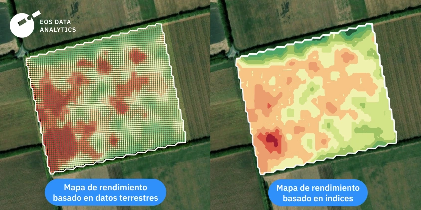 tipos de mapas de rendimiento agrícola