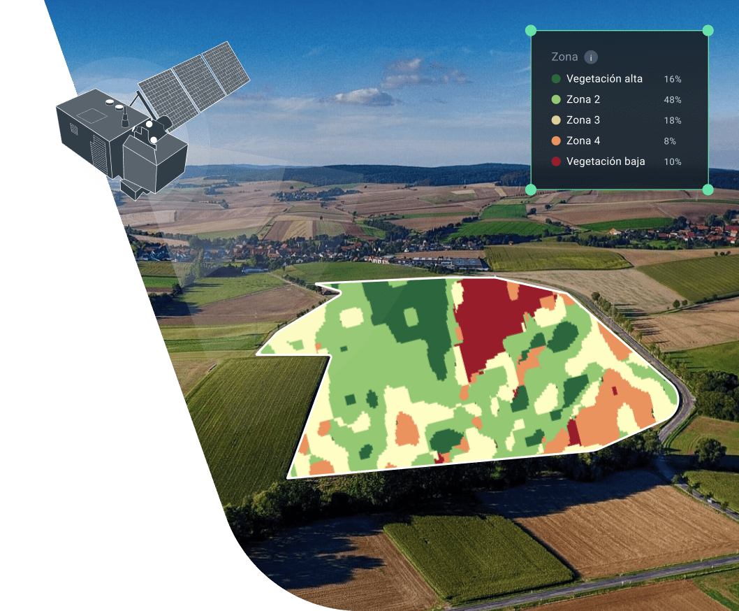geração de mapa de taxa variável no EOSDA Crop Monitoring