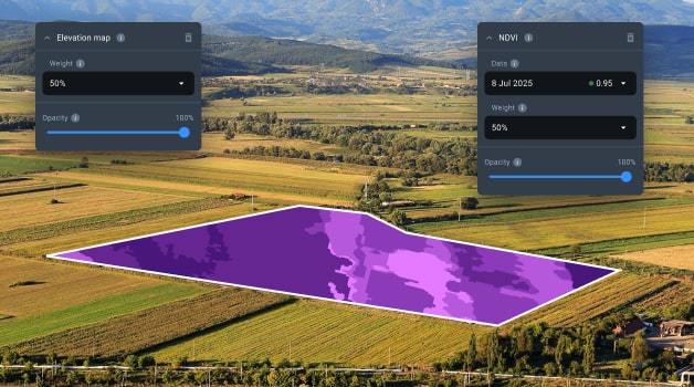 detection of underperforming crop using VRA maps