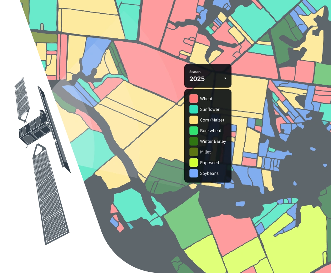 Crop classification by EOS Data Analytics