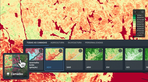 Análise de imagens do Landsat 7 com diferentes combinações de bandas