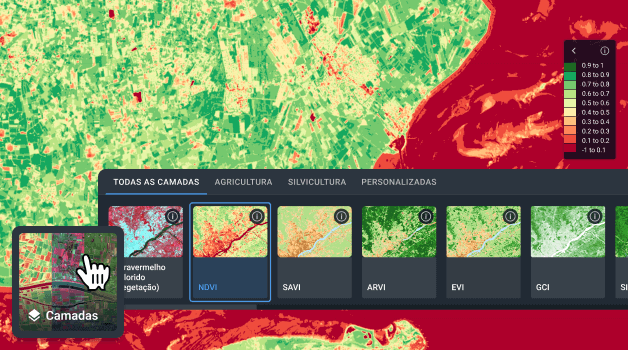 Análise de imagens do Landsat 9 com diferentes combinações de bandas