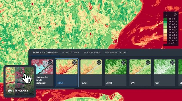 Análise de imagens do Landsat 9 com diferentes combinações de bandas