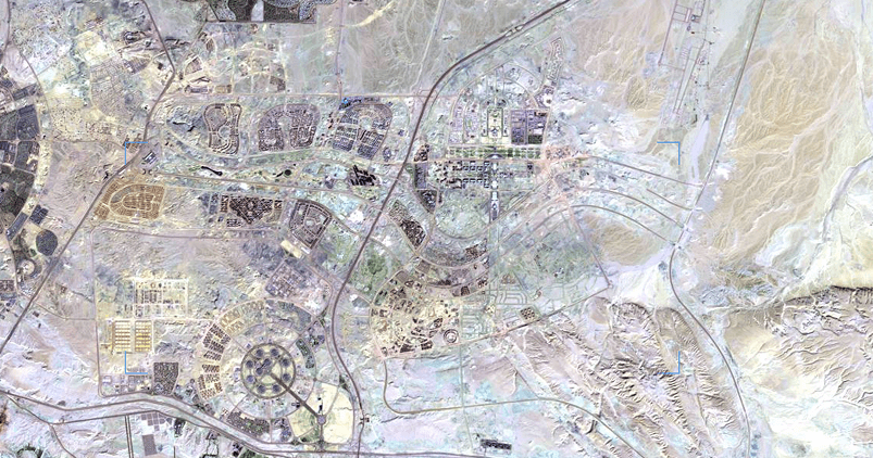 ciudad de El Cairo en una imagen de Landsat 9 en 2021