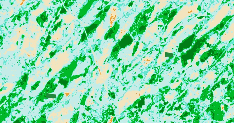  Landsat 9 data capturing wildifers in Minessota on May 4, 2025