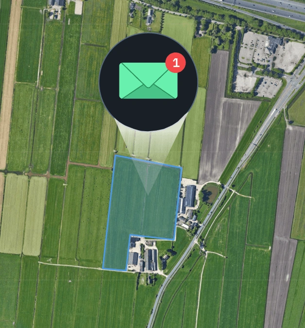 E-Mail-Benachrichtigung zu Satellitendaten 