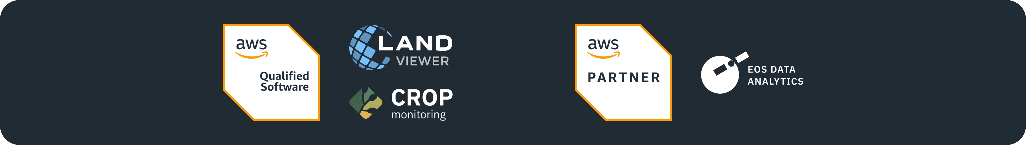EOSDA is AWS Partner and EOSDA LandViewer and EOSDA Crop Monitoring are AWS Qualified Software