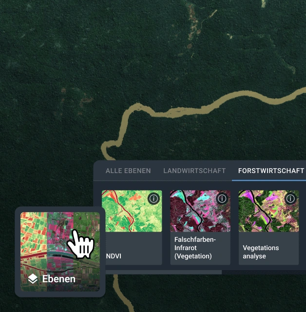 Index mit Software auf Szene anwenden – hilfreich für die Forstwirtschaft