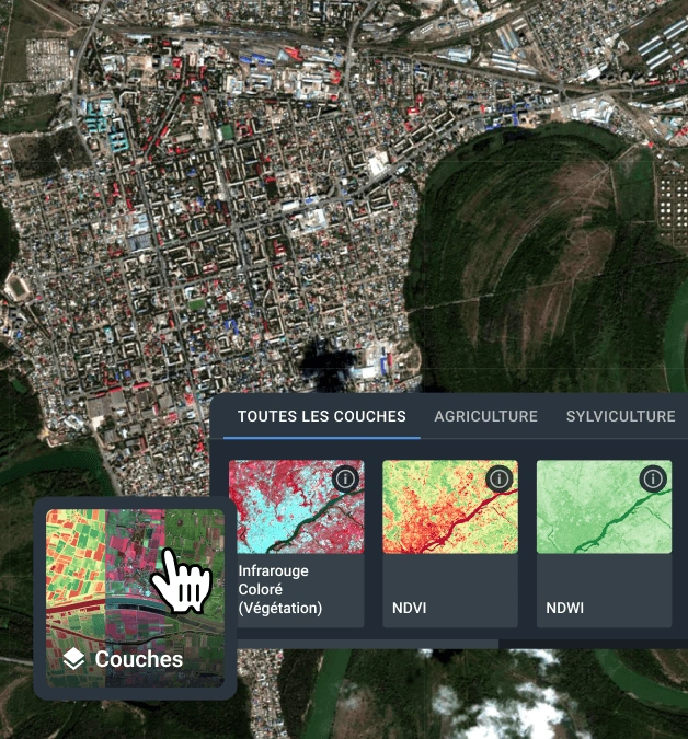 Avantages supplémentaires de l'achat d'images définition élevée sur LandViewer