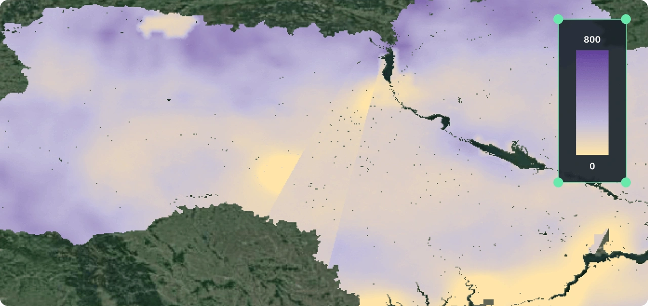 карта вологості ґрунту України
