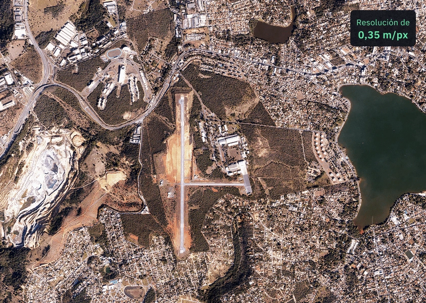 Imagen BlackSky Gen 3 con una resolución de 0,35 m/px