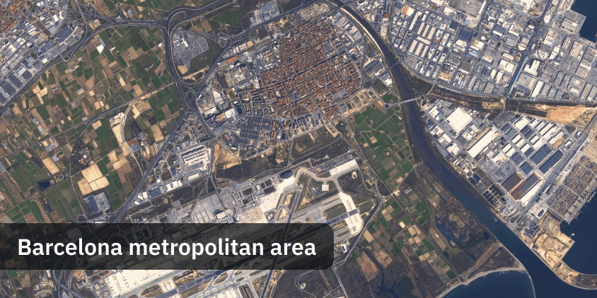 a satellite image made by a Göktürk-1 satellite