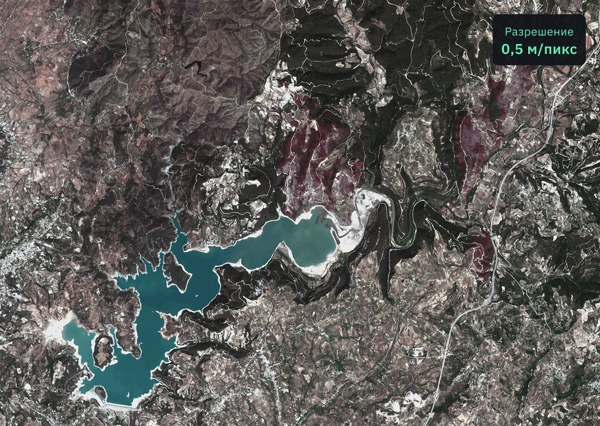 Изображение SuperView NEO-3 с разрешением 0,5 м/пикс